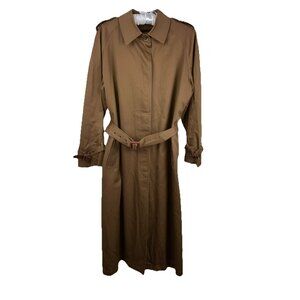 Vintage late 1970s Stan Herman for United trenchcoat uniform Stewardess hostess